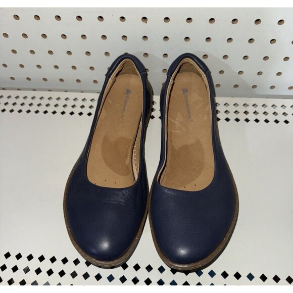 El Naturalista N5300 Womens Leather Slip On Ballet Flats Size EU 38 US 8 Blue - Picture 4 of 8